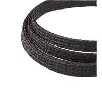 Gaine Cable Manchon de câble tressé Extensible 1 à 50m, enveloppe Fil Flexible 4, 8 et 12mm, Gaine Harnais Ligne Protection isolée(Brown Black,12mm,20 Meters)