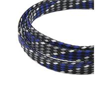 Gaine Cable Manchon de câble tressé Extensible 1 à 50m, enveloppe Fil Flexible 4, 8 et 12mm, Gaine Harnais Ligne Protection isolée(C,08mm,20 Meters)