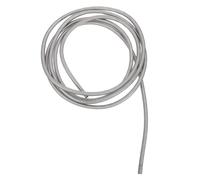 Gaine de Cable en Acier Inoxydable 3 Mètres pour Câbles et Fils | Tube de Gestion des Câbles Domestiques, Protection de Câble Argentée, Usage Maison, Diamètre 7mm
