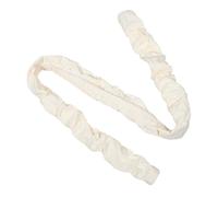 Gaine de Câble en Coton Lin Beige pour Plafonnier, 180 CM | Cache-fil Décoratif Mat, Protection Souple L’abrasion, pour Chaînes et Cordons de Lampe