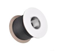 Gaine de câble en nylon tressé - 100 m - Protection des câbles - Fermeture automatique - Flexible - Pour voiture, PC, bureau - 2-8 mm (2 mm)
