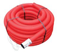 Gaine de conduit flexible Fitt 90mm x 25m, rouge