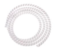 Gaine de Gestion câbles Flexible en Spirale, Gaine spiralée Multicolore 8 mm/10 mm/14 mm, 2 mètres(White,14mm Inside Diameter)