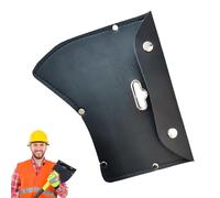 Gaine de hache, noire, épaissie avec double boucle, housse de protection | réutilisable sûre, protection robuste | pour haches de 600 g, excursions, camping, forêt, coupe du bois, outdo