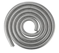 Gaine de Protection de Câble Argenté en Acier Inoxydable 20mm | Longueur , Design Spiralé Ondulé, pour Câbles Apparents et Cordons D’appareils