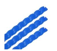 Gaine de protection de câbles en spirale flexible - Organisateur de fils isolants (bleu, 10 mm _ 2 m)