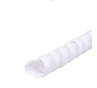 Gaine de Protection for enroulement Fil spiralé, Organiseur Tube d'enroulement, 8 mm, 10, 12, 16, 20(White,ID 28MM 2 Meters)