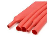 Gaine De Protection Thermique Tube thermorétractable de 10/50/100 mètres | Manchon de câble thermique en polyoléfine, diamètre noir 2.4-25.4mm 3:1, isolé rouge(Red,19.1mm,50m)