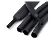 Gaine De Protection Thermique Tube thermorétractable de 10/50/100 mètres | Manchon de câble thermique en polyoléfine, diamètre noir 2.4-25.4mm 3:1, isolé rouge(Black,4.8mm,200m)