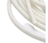 Gaine de rangement de câbles, gaine isolante en fibre chimique souple tressée haute température, diamètre 1 m/2 m/5 m, 3 mm à 12 mm, gaine en fibre de verre