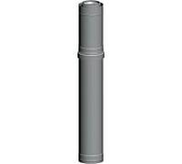 gaine de toit Wolf DN 80 / 125, 1000 mm, acier inoxydable / polypropylène, pour façade de tuyau d'air / d'échappement