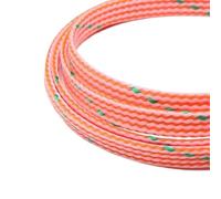 Gaine Électrique 1/5/20/50M Gaine tressée expansée Fil de Coton PP 4 8 12mm Enveloppe Fil Souple Câble isolé Protection Ligne Harnais câble(Pink Green Orange,12mm,1 Meter)