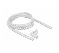 Gaine en spirale - DeLock - 2,5 m - Ø 15 mm - Blanc - Réutilisable