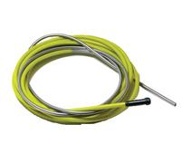Gaine guide fil acier jaune 25 x 45 4 m diamètre 1,4 - 1,6 mm ABICOR BINZEL 124.0133