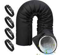 Gaine Isolante Climatisation,Diamètre 13-15 cm Isolant Tuyau Climatisation Avec 4 Sangles Réglables,Isolation Tuyau Climatiseur pour Usage Intérieur et Extérieur,Convient pour tuyaus de 5.1 à 5,9 in
