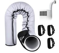 Gaine Isolante Climatisation, Isolant Tuyau Climatisation pour Maison | Manchon Isolant Tuyau Climatisation, Enveloppe Isolante Triple Couche Ajustable pour Tuyaux De Climatiseur Mobile 150mm (1PCS)