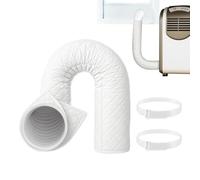 Gaine isolante de tuyau AC - 250 g - Protection portable pour conduit d'évacuation d'air - Tissu Oxford pour réduction du bruit - Pour maison, garage, cave, woh