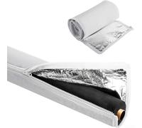 Gaine isolante en cuivre HVAC à 3 couches en tissu Oxford 600D avec feuille d'aluminium, résistant aux intempéries pour climatiseurs extérieurs, systèmes divisés, pompes à chaleur, montage facile, 183