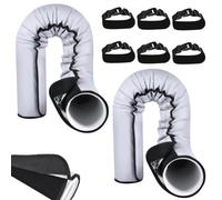 Gaine Isolante pour Climatisation - Manchon Thermique pour Tuyau d'Évacuation, Isolation pour Tuyau de Climatiseur Mobile, Diamètre 12,7-15 cm, Longueur 2 m (2)