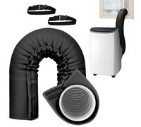 Gaine isolante pour flexible de climatisation mobile - Protection Antipoussière Pliable et Isolée - Kit d'isolation pour climatiseur portatif | Pour Protection Estivale à Domicile Camping-car Appartem