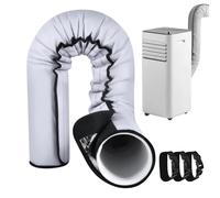 Gaine Isolante Pour Flexible De Climatiseur Portable - Protection thermique pour tuyau d'évacuation diamètre 12,7-15 cm,Manchon protecteur pour tube - pour climatisation extérieur camping-car jardin m