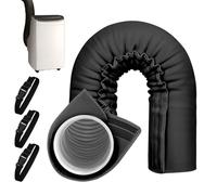 Gaine Isolante pour Tuyau de Climatiseur - Enveloppe Souple Isolante Pour Gainage De Climatiseur - Accessoires De Ventilation Anti-Chaleur Avec 3 Sangles Réglables Pour Maison Hôtel Chambre