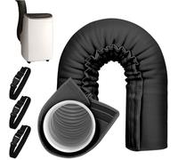 Gaine Isolante pour Tuyau de Climatiseur,Housse De Protection Pour Tuyau De Climatisation - Avec 3 Sangles Réglables