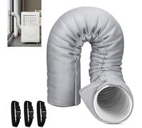 Gaine isolante pour tuyau de climatiseur portable, compatible avec les tuyaux d'évacuation de 5"" et 5,9"" de diamètre, installation..