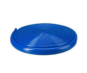 Gaine isolante thermique en mousse 6 mm pour tuyau Ø18 mm Bleu 50 m | Mousse en polyéthylène à cellules fermées : isole les tuyaux d'eau chaude et froide de 0 à 85 °C et protège des chocs.