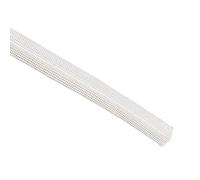 Gaine isolante tressée SOURCING MAP Gaine Isolation 3m Longueur 10mm Diamètre intérieur Haute Température Fibre Verre Manchon Blanc