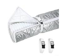 Gaine Isolée Climatisation 150x58cm Résistante Chaleur(Zipper) | Isolation thermique pour efficace, réduit transfert chaleur, améliore rendement refroidissement, 150x58cm, usage intensif