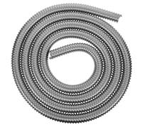 Gaine Métallique de Protection pour Câbles 304 en Acier Inoxydable | Tuyau Spiralé Argenté 20mm, Finition Brillante, Résiste aux Intempéries, pour Bureaux et Atelier
