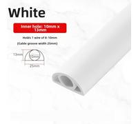 Gaine pour câble pour surface 1m Anti-Écrasement Blanche 5cm(2.5CM) | Anti-écrasement, design épais, résiste aux pas, 5cm, pour idéal salon bureau