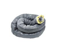 gaine pvc - isolée - int alu - diamètre 125 mm - 6 mètres - epaisseur 50 mm - atlantic 423026