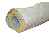 Gaine PVC isolée pour VMC - Diamètre intérieur 80mm - Longueur 6m - isolation épaisseur 50mm