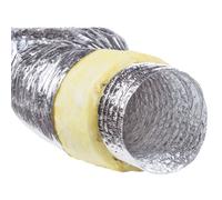 Gaine souple isolée ø80mm Longueur 10m Isolation phonique 50mm