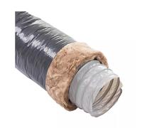 Unelvent Gaine souple isolée PVC GP ISO Ecosoft Ø125 mm Isolation 25 mm 6 m Sans phtalate 813922