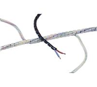 Gaine spirale 5 à 20 mm HellermannTyton SBPE4-PE-GY-30M 161-41102 gris 30 m