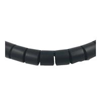 Gaine Spirale Flexible Câble spiralé Flexible de Ligne 1/3/5/10 mètres, 8/10/12/16/22/28/32/42mm, Organisateur Tube PE, Cordon Tuyau Rangement(Black,42mm,5M with Clip)