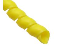 Gaine Spirale Flexible Manchon de Protection câble en Spirale 1/3/5M, Tube Flexible résistant à l'abrasion 8 35mm(Yellow,10mm,3 Meters)