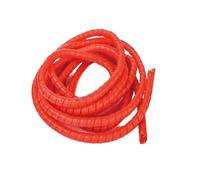 Gaine Spirale Flexible Organisateur de Ligne 2/5/10 mètres, 8mm ~ 40mm, Protection Tuyau, câble d'enroulement en Spirale Flexible(Red,ID 10mm,2 Meters)