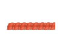 Gaine Spirale Flexible Organisateur de Ligne 2/5/10 mètres 8mm ~ 40mm, Protection Tuyau, enveloppe en Spirale Flexible, Fil câble d'enroulement(Red,ID 22mm,5 Meters)