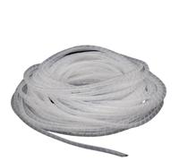 Gaine Spirale Flexible Tuyau d'enroulement de Manchon câble 20m, Emballage en Spirale 4mm/8mm/30mm, Tube Gaine d'organisateur Fil Transparent(6mm-White)