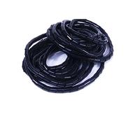 Gaine spiralée pour câbles, Organisateur de protection de câble en spirale PE, multicolore, diamètre 4-30mm, longueur 1-10m(Black,16MM-10METERS)