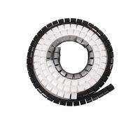 Gaine spiralée pour câbles. Protecteur de câble en Spirale, Noir et Blanc, diamètre 8-42 mm, Longueur 1-10 mètres(Wit,10MM 1 Meter)