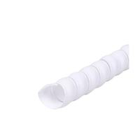 Gaine spiralée pour câbles, Protecteur d'enroulement de câble en spirale, multicolore, ID 8-60 mm, 1 mètre(White,ID 14mm)