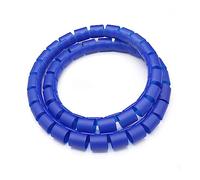 Gaine spiralée pour câbles. Tube d'enveloppe de câble en Spirale sans détecteur Fil Multicolore 8-30mm x 1-10m(Blu,20MM 5 Meters)