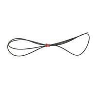 GAINE THERMORETRACTABLE 1.6 mm NOIR RETREINT 2:1 LONGUEUR 1.20 M