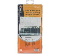 Gaine thermorétractable 2:1 noire - Coffret de 127 pcs SODELEC - 14109