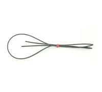 GAINE THERMORETRACTABLE 2.4 mm NOIR RETREINT 2:1 LONGUEUR 1.20 M
